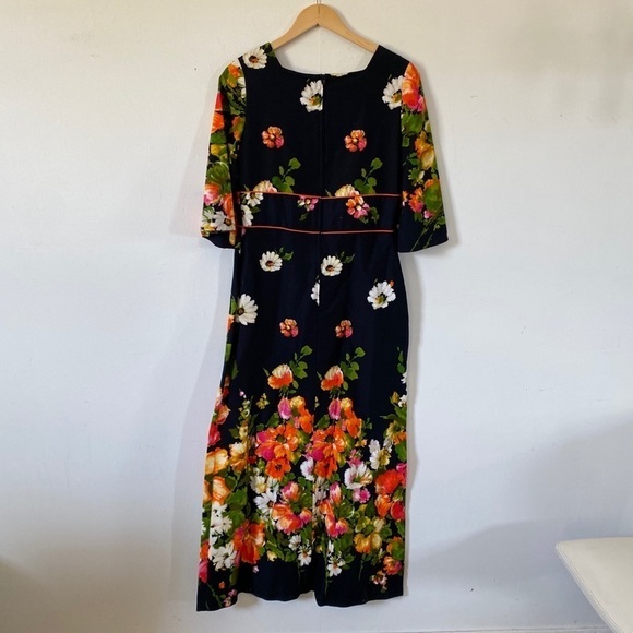 Vintage Hawaiian Dress Polynesian Maxi Alice Of California 60s Womens Small - Picture 6 of 13